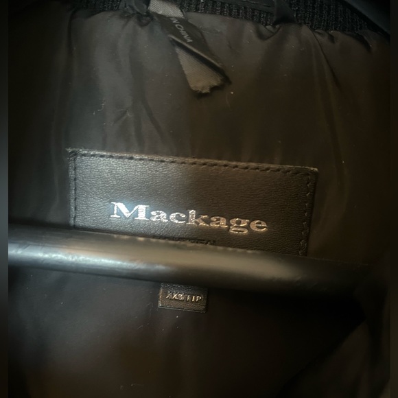 Mackage Adali Down Jacket with Blue Fox Fur XXS - Picture 7 of 10